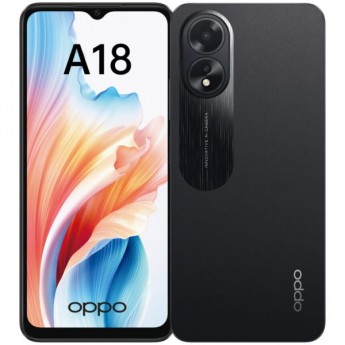 Мобильный телефон OPPO A18 4/128GB черный EAC