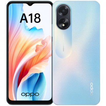 Мобильный телефон OPPO A18 4/128GB голубой EAC